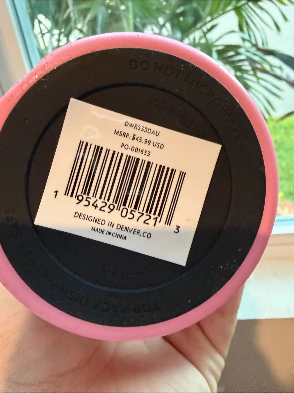 BrüMate Pink Insulated Travel Mug with Handle